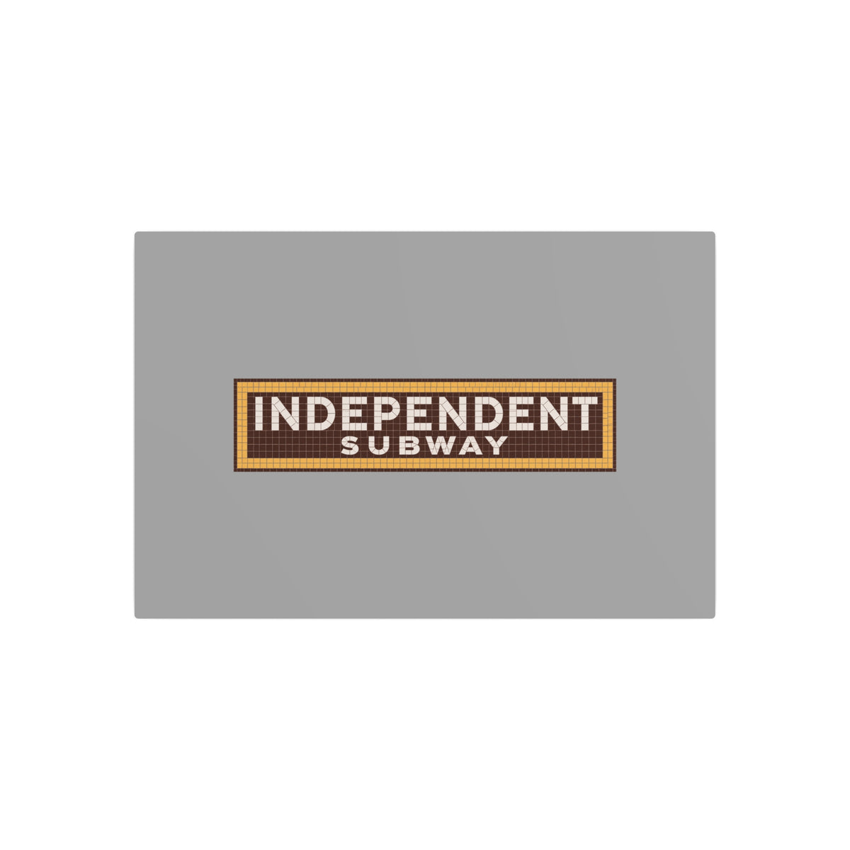 Independent Subway System (IND) Metal Sign
