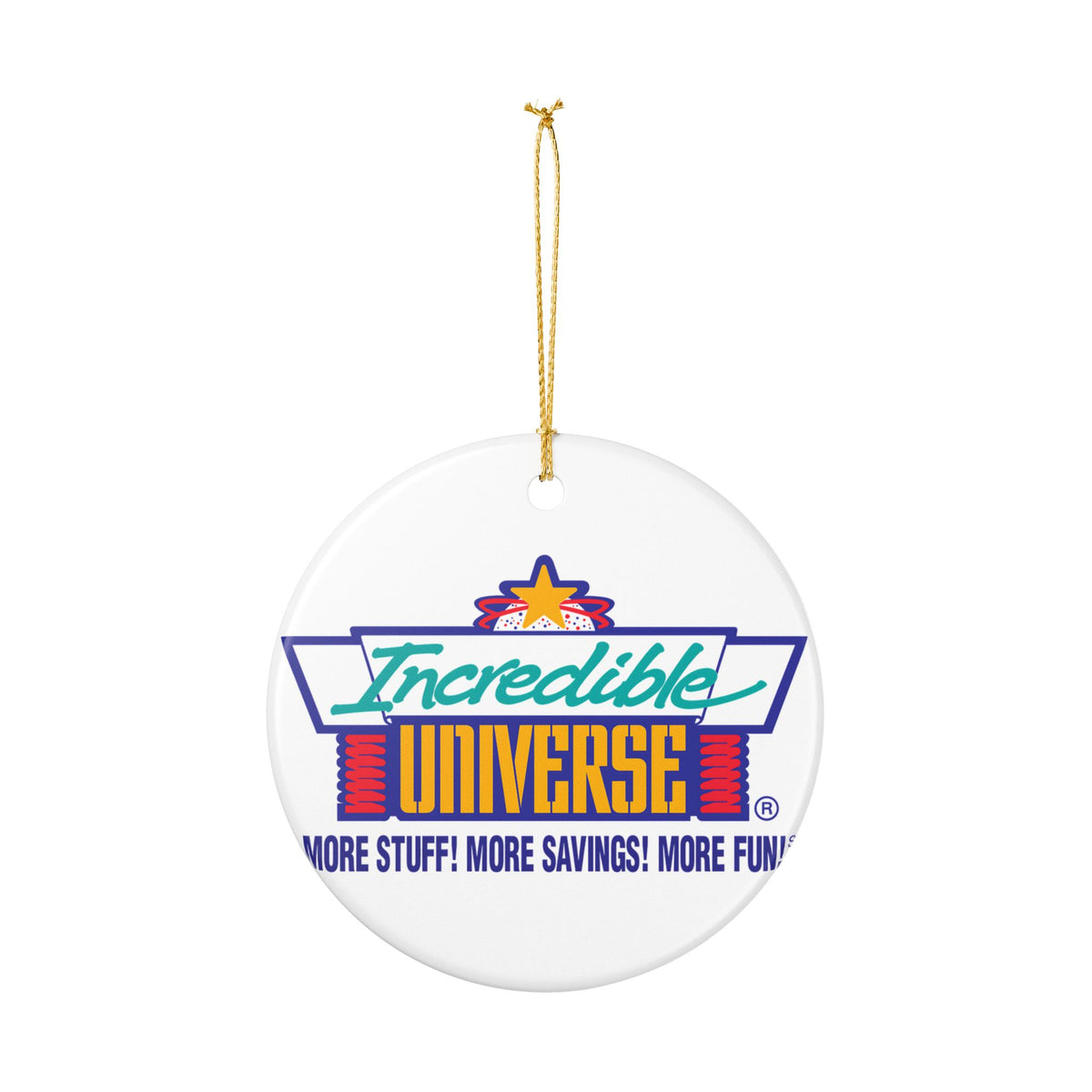 Incredible Universe Ceramic Ornament