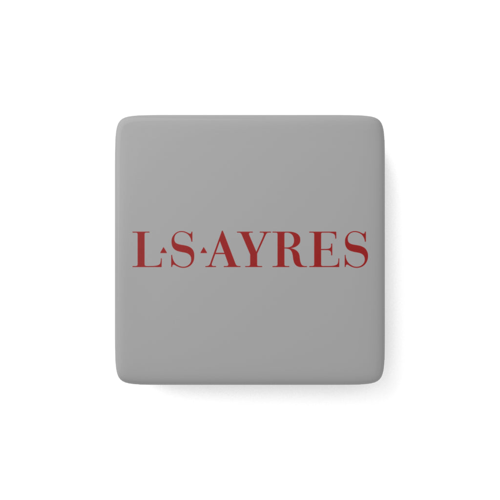 L. S. Ayres & Company Square Porcelain Fridge Magnet
