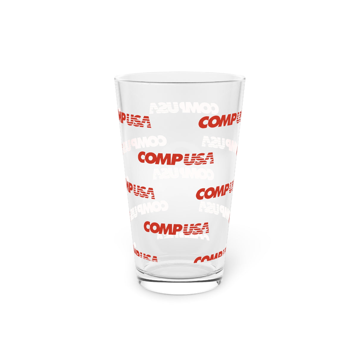 CompUSA 16oz Pint Glass