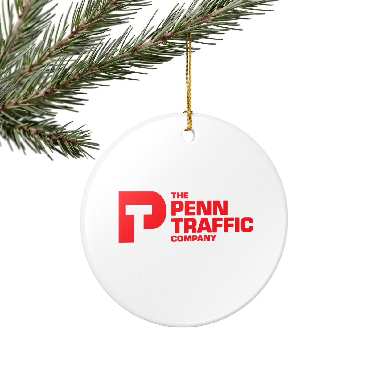 Penn Traffic Ceramic Ornament