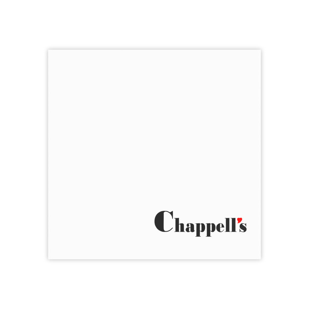 Chappell's Sticky Post-it Note Pad