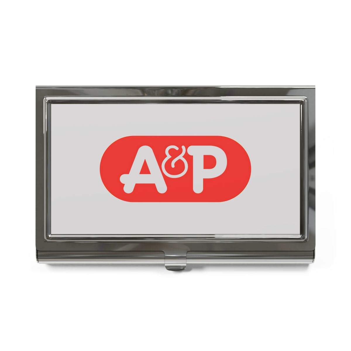 The Great Atlantic & Pacific Tea Company (A&P) Metal Business Card Holder