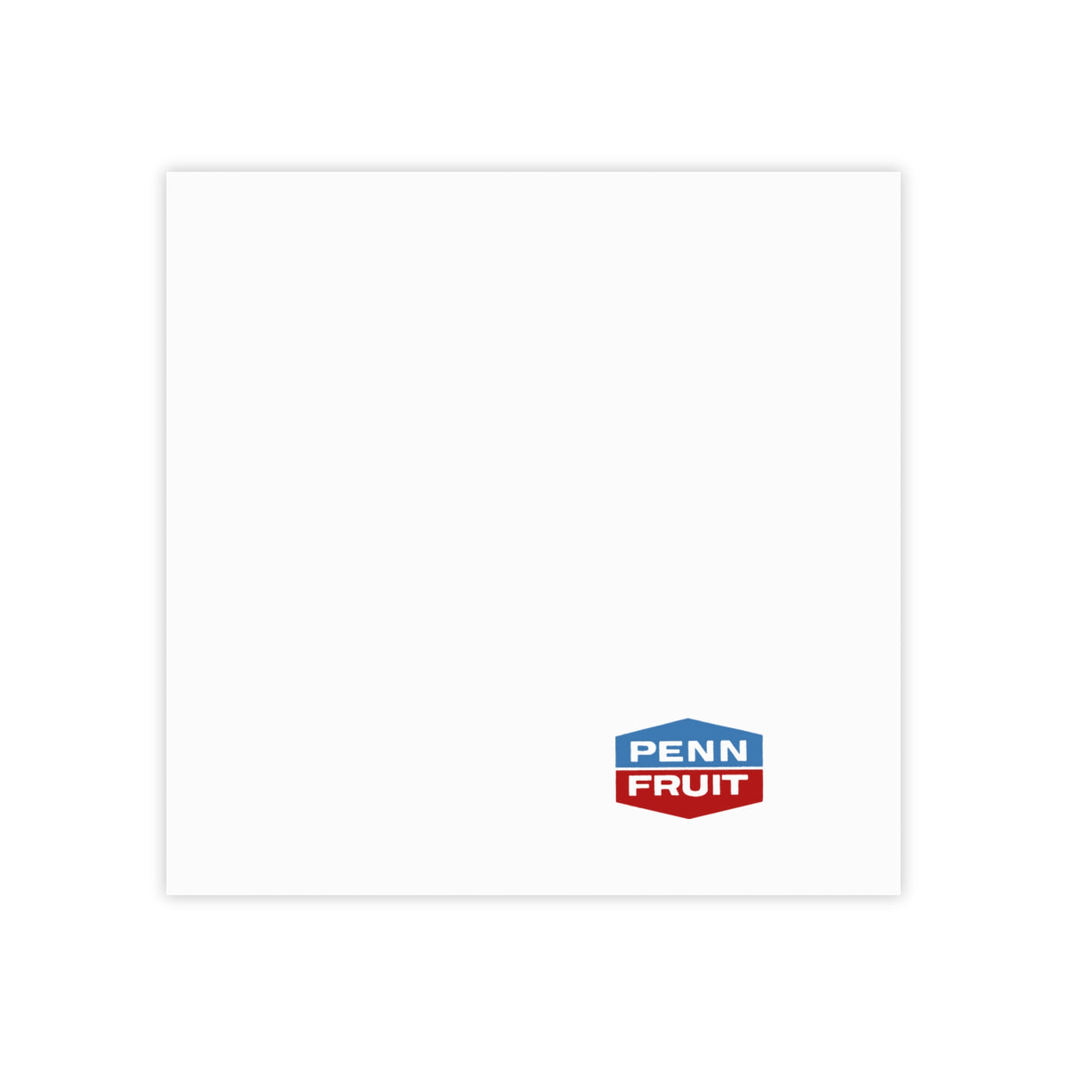 Penn Fruit Sticky Post-it Note Pad