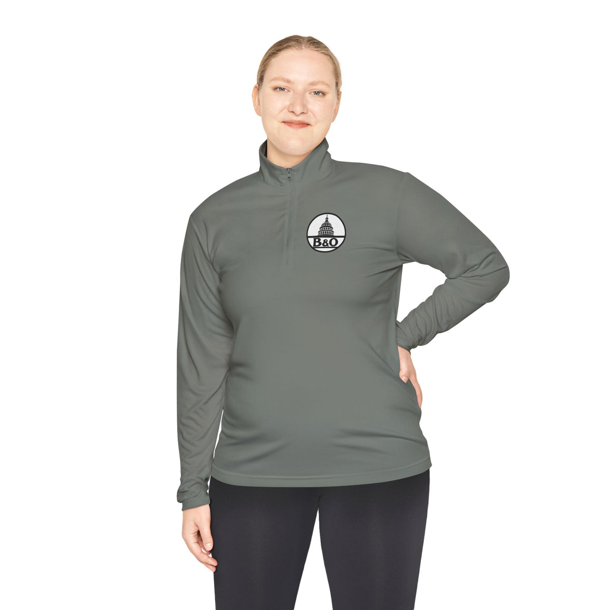 Baltimore and Ohio Railroad Unisex Quarter Zip Pullover