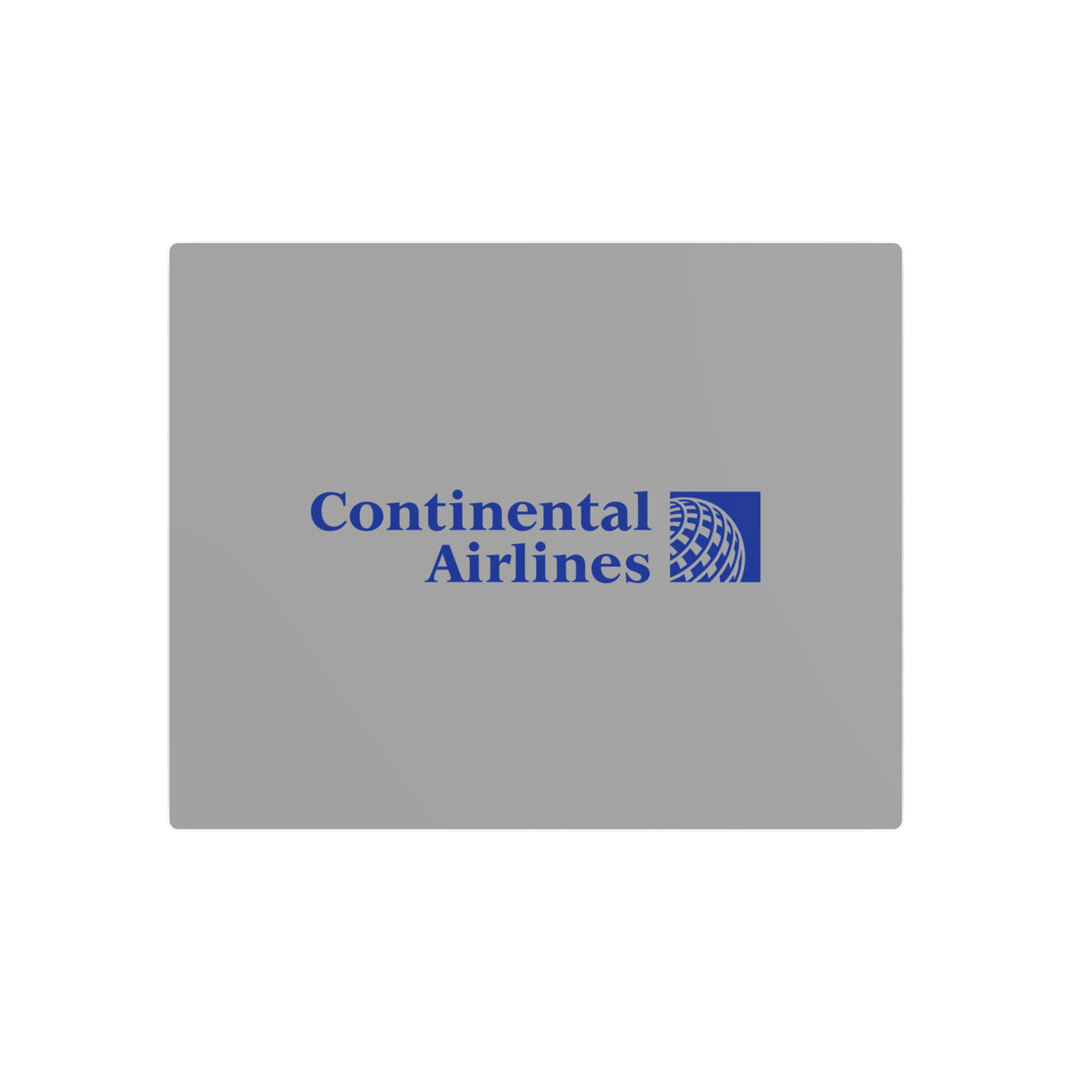 Continental Airlines Metal Sign