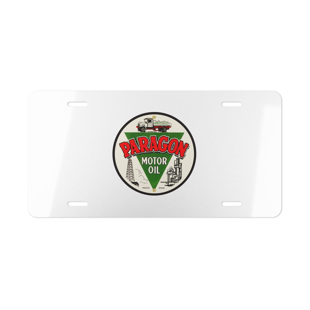 Paragon Oil Vanity License Plate