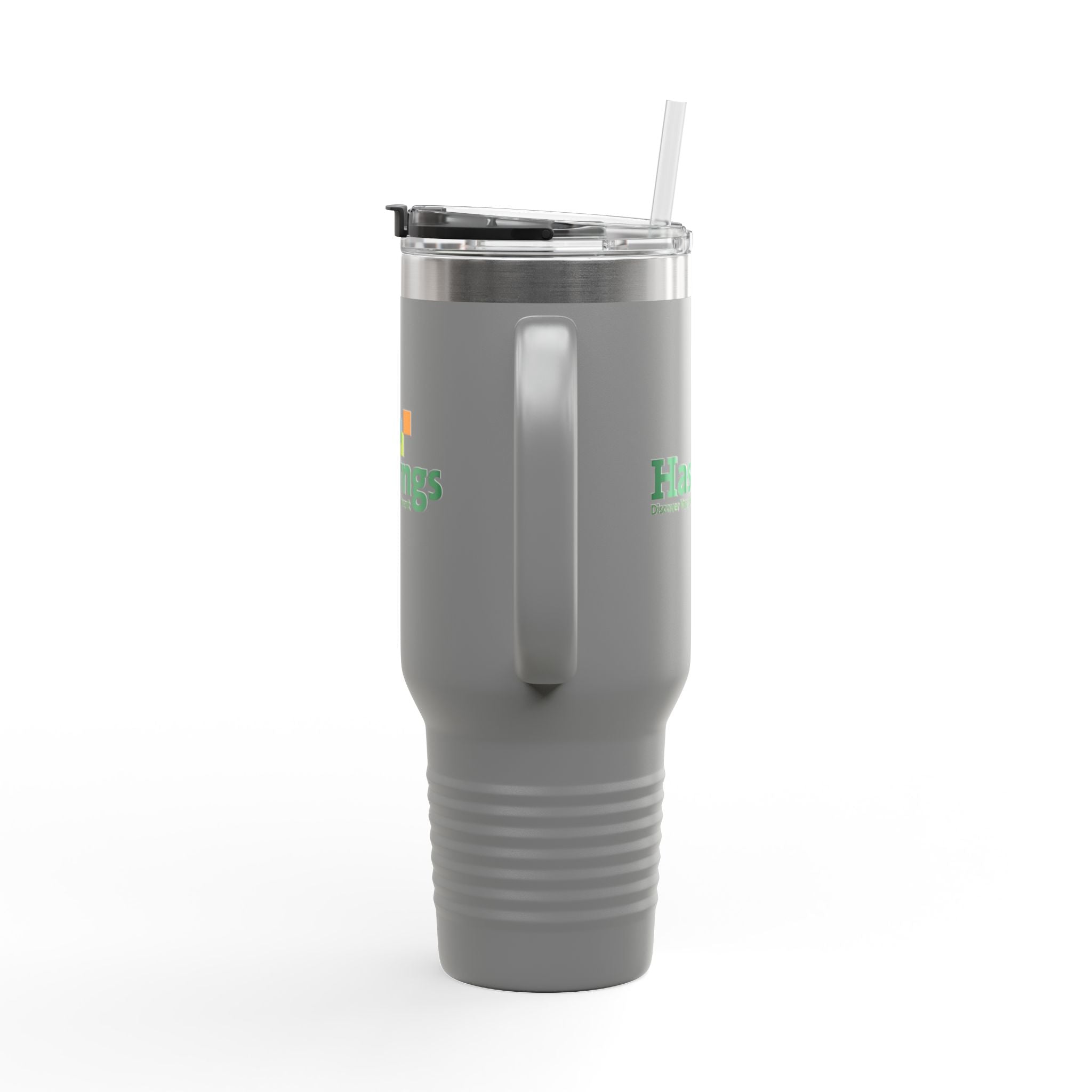 Hastings Entertainment 40oz Insulated Travel Mug Stainless Tumbler