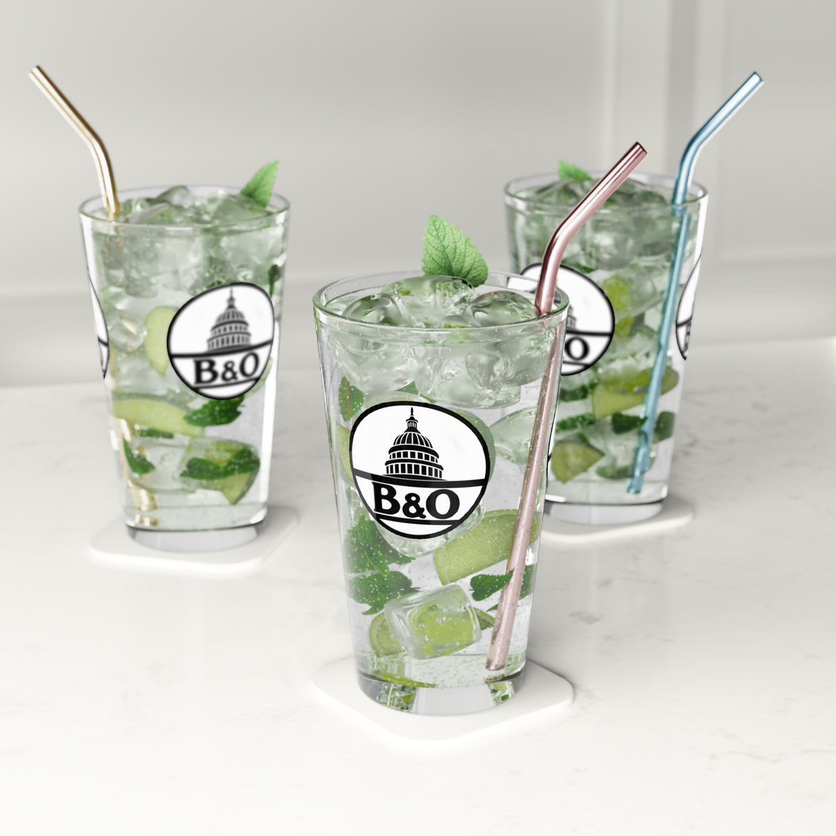 Baltimore and Ohio Railroad 16oz Pint Glass