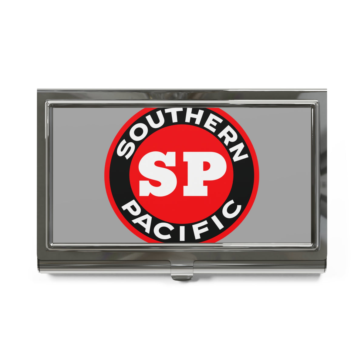Southern Pacific Railroad Metal Business Card Holder