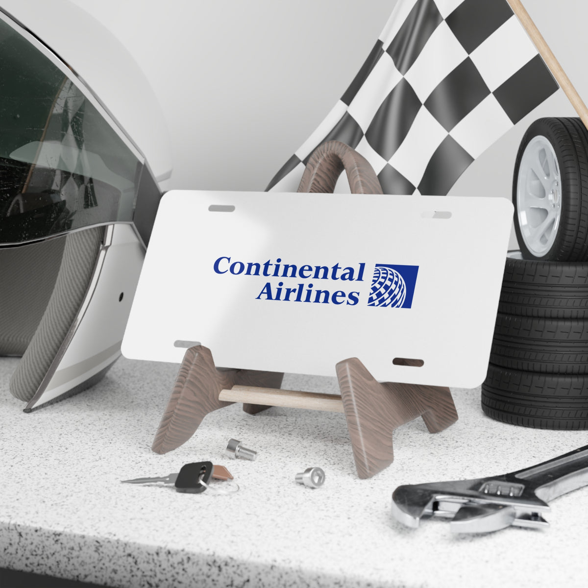 Continental Airlines Vanity License Plate