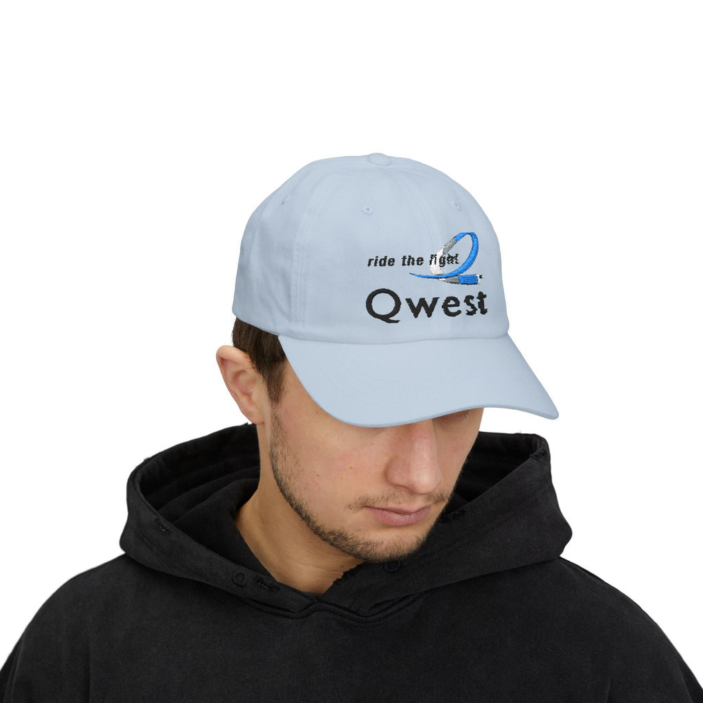 Qwest Embroidered Dad Cap Hat