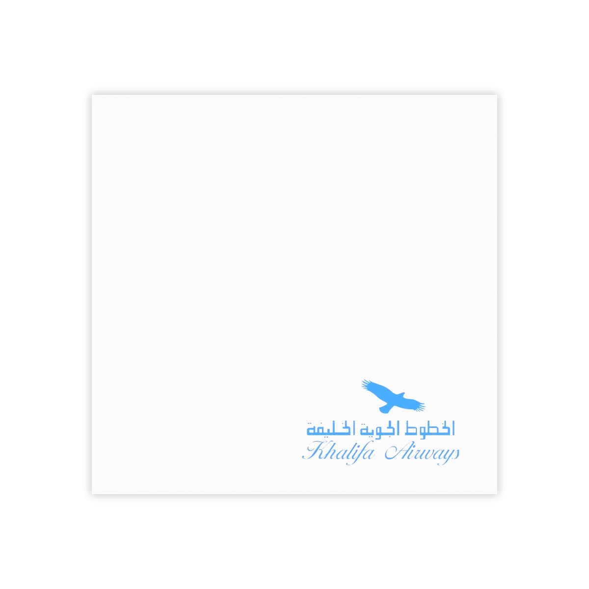 Khalifa Airways Sticky Post-it Note Pad