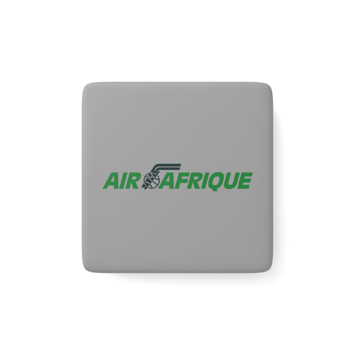 Air Afrique Square Porcelain Fridge Magnet