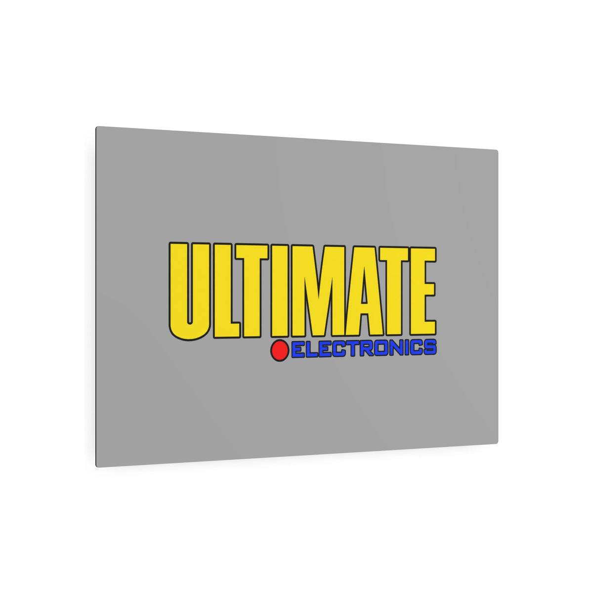 Ultimate Electronics Metal Sign