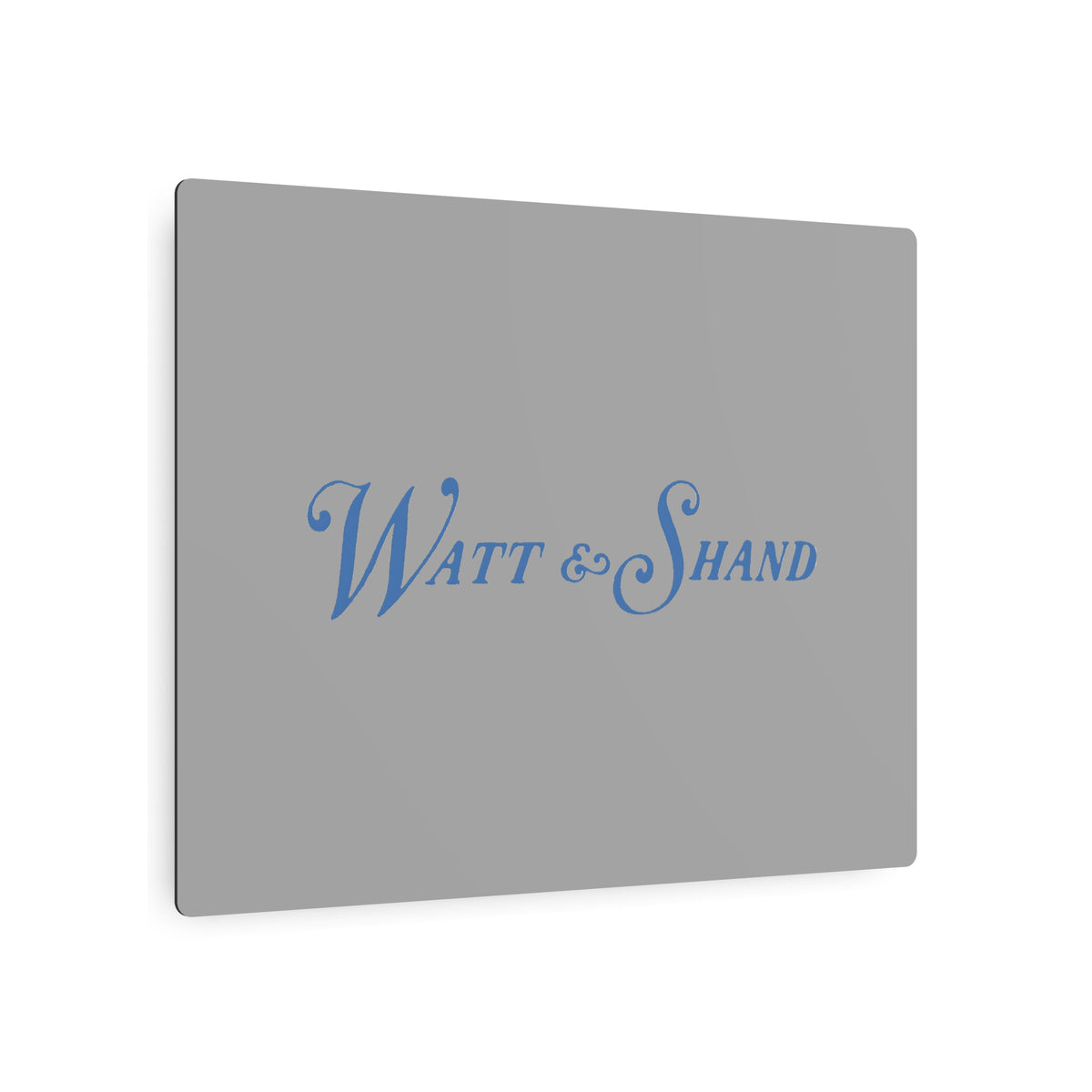 Watt & Shand Metal Sign