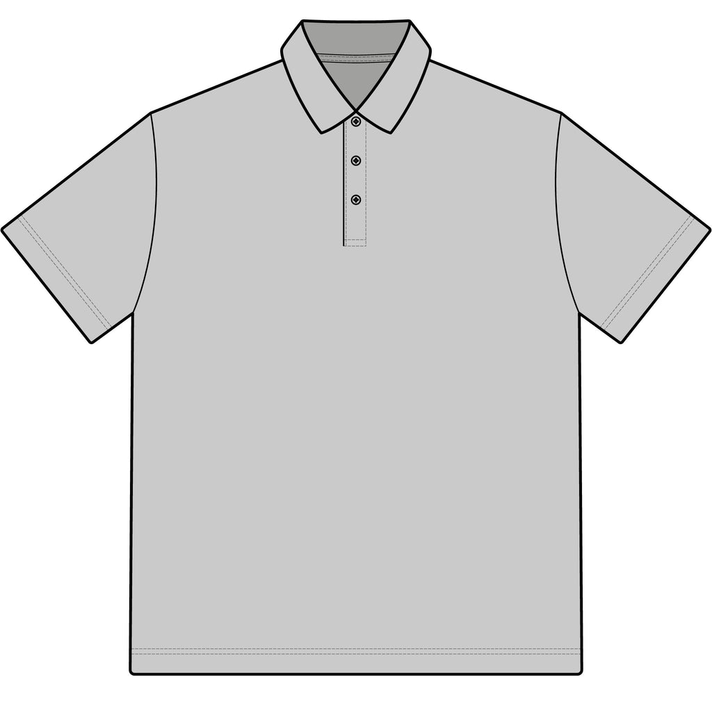 Geo Cotton Polo Shirt