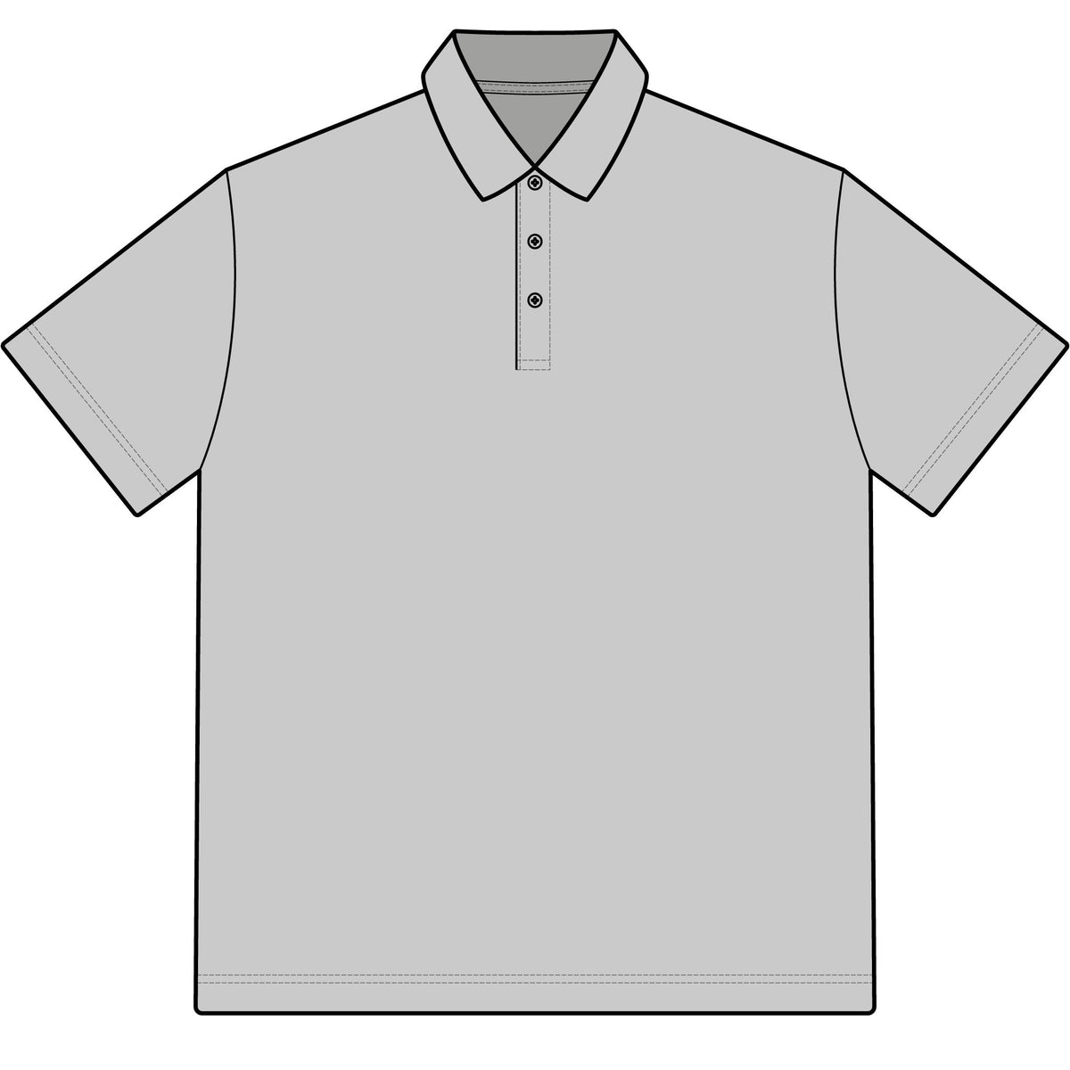 Geo Cotton Polo Shirt