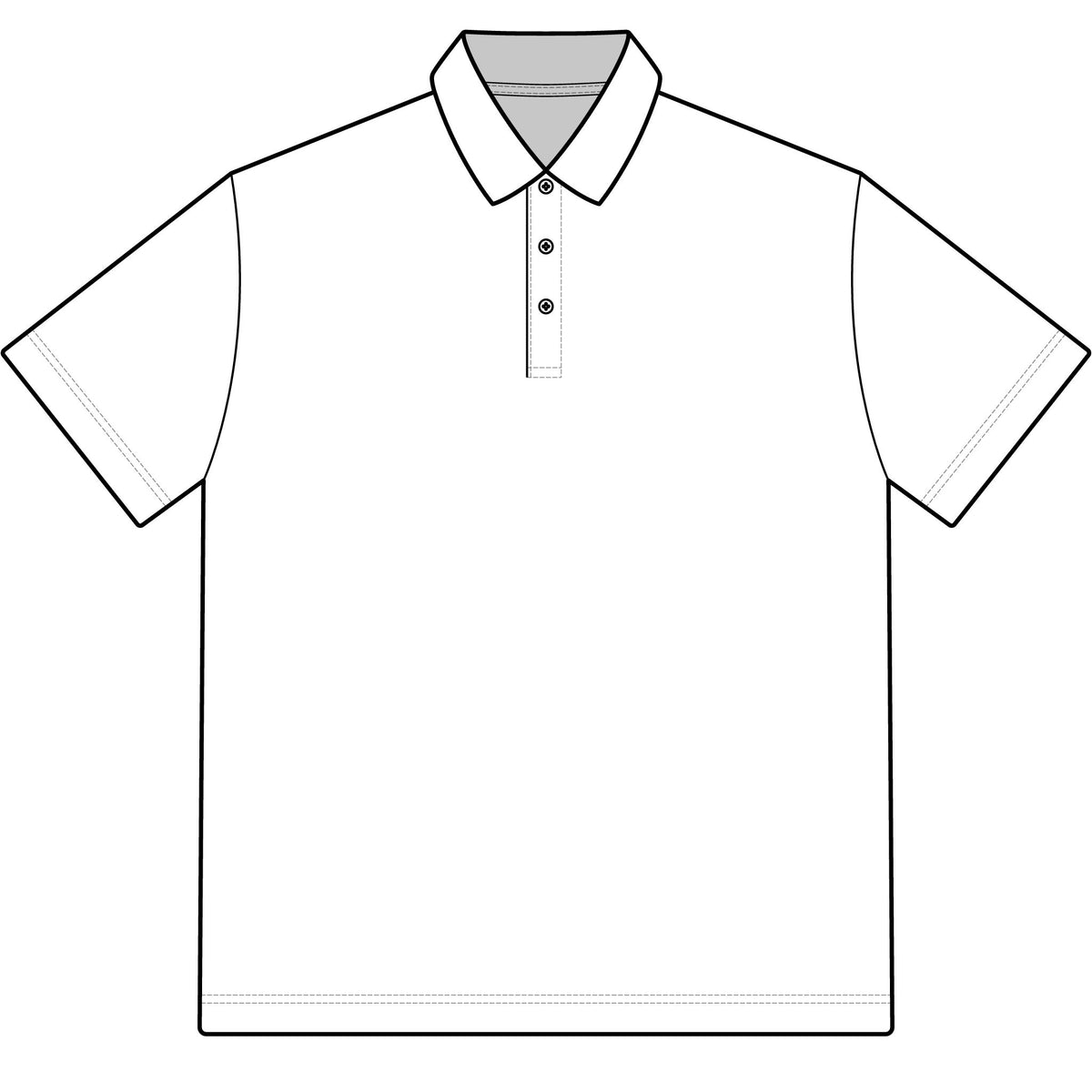 Geo Cotton Polo Shirt