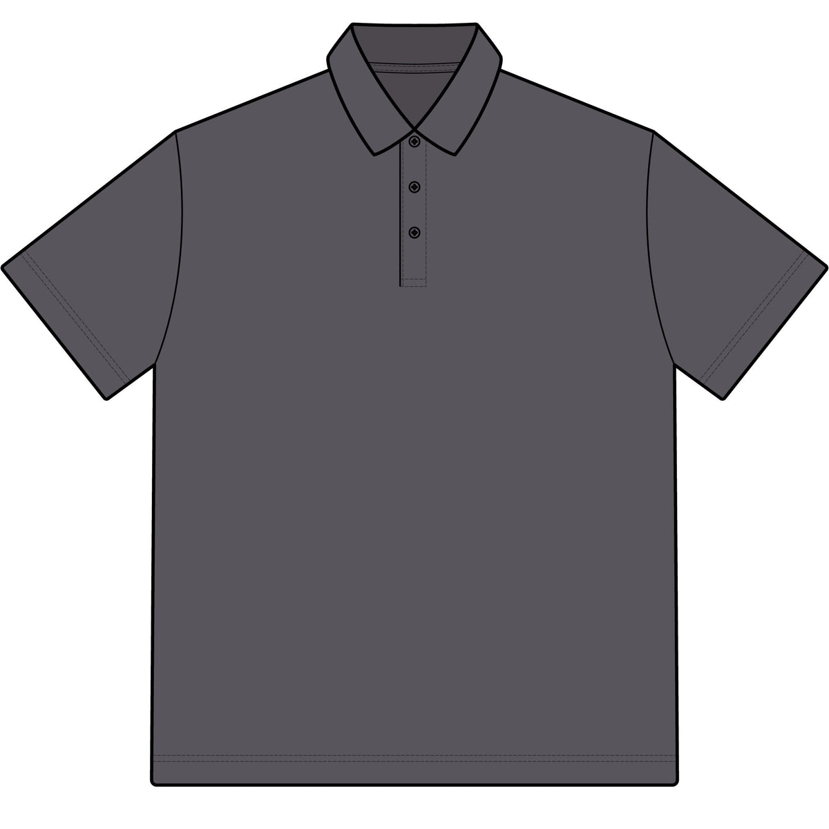 Geo Cotton Polo Shirt