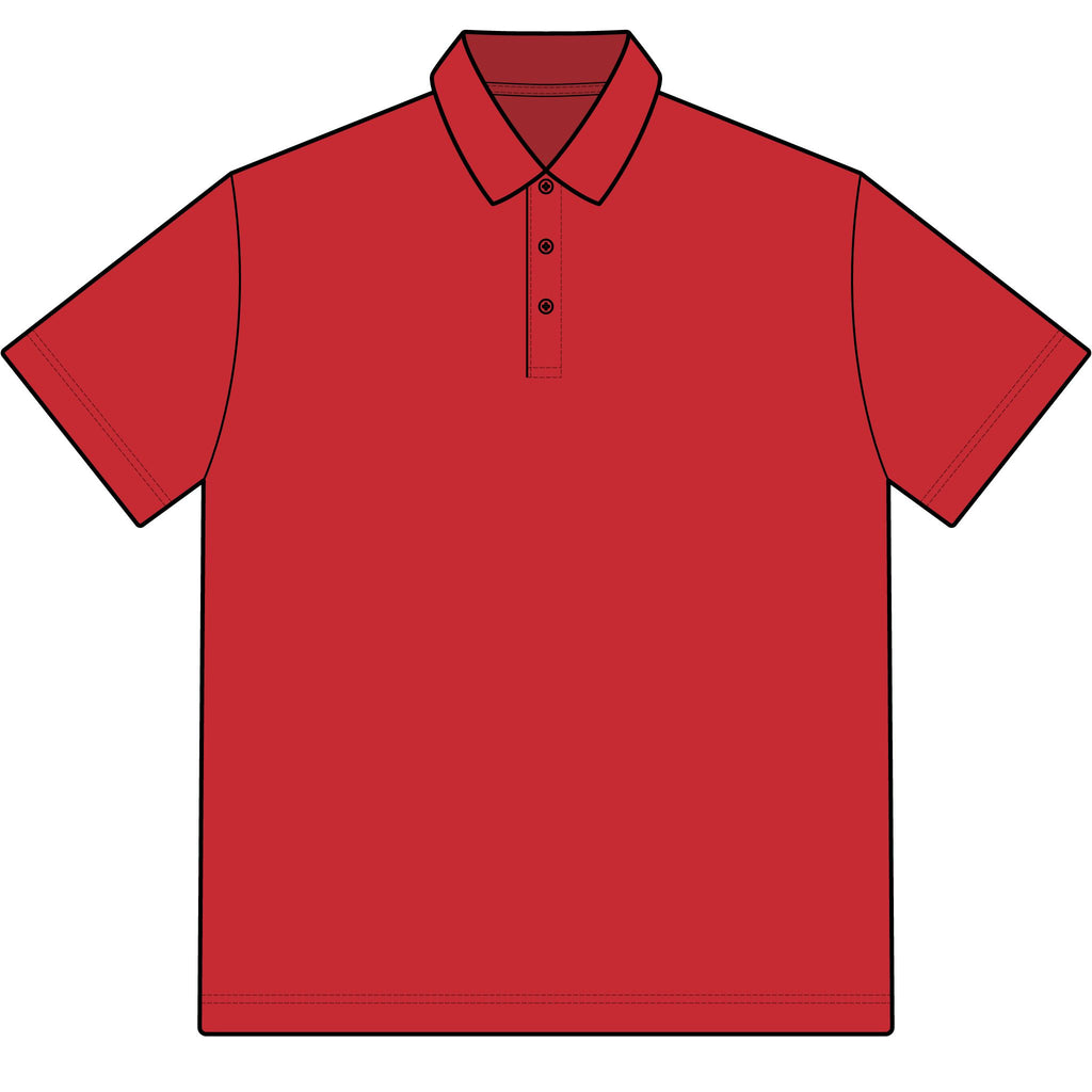 Geo Cotton Polo Shirt
