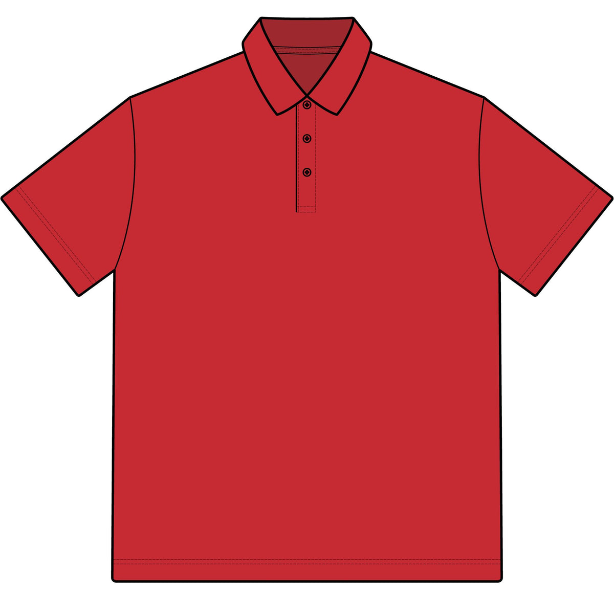 Geo Cotton Polo Shirt