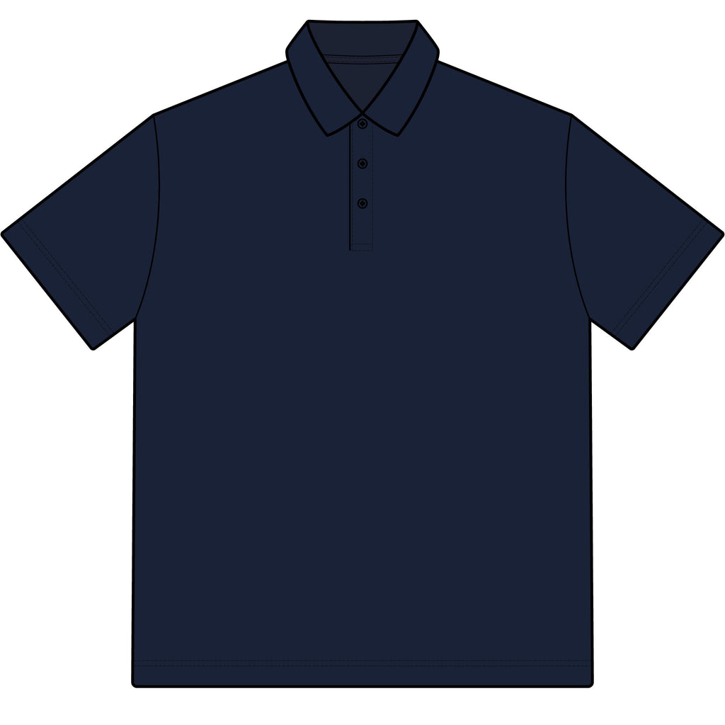Geo Cotton Polo Shirt