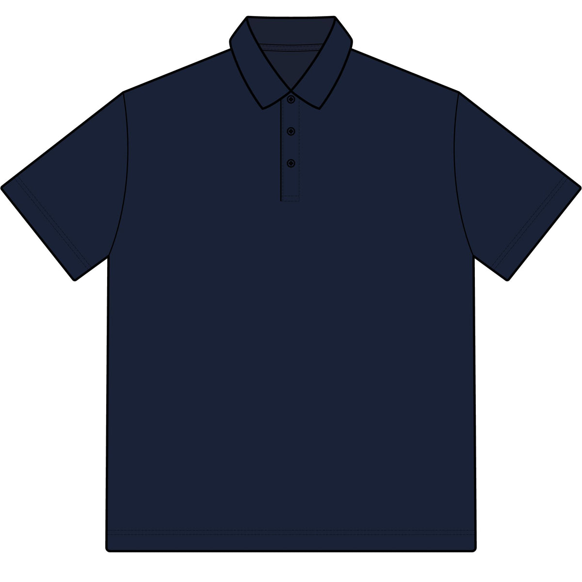 Geo Cotton Polo Shirt