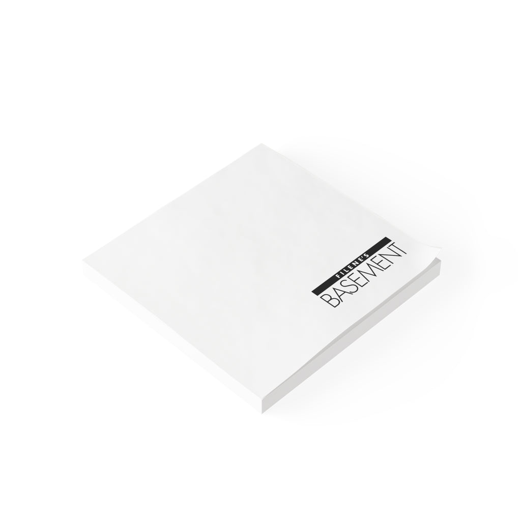 Filene's Basement Sticky Post-it Note Pad