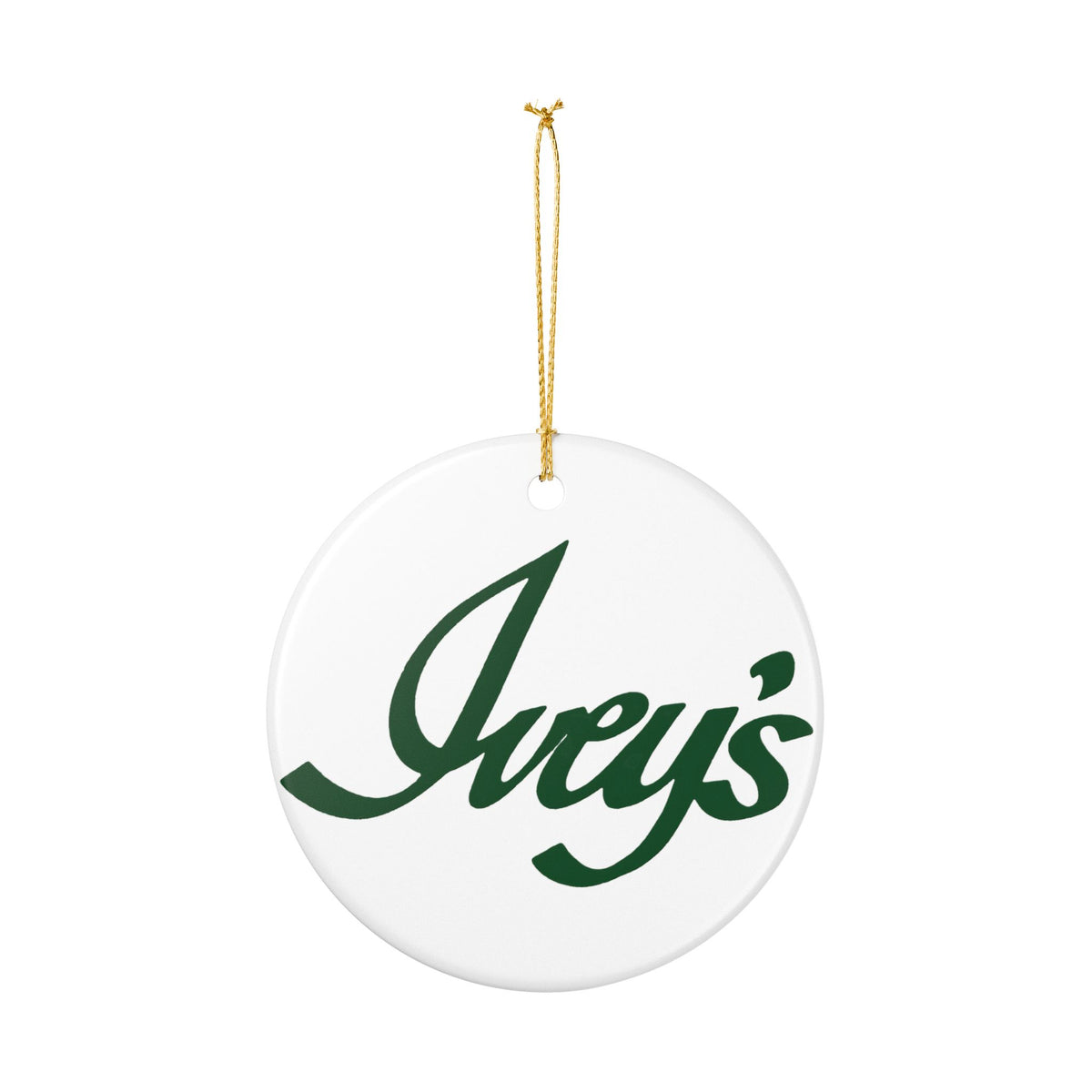 Ivey's Ceramic Ornament