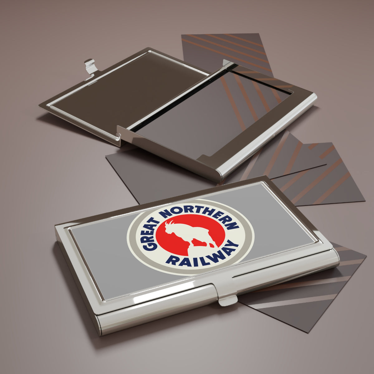 Great Northern Railway Metal Business Card Holder