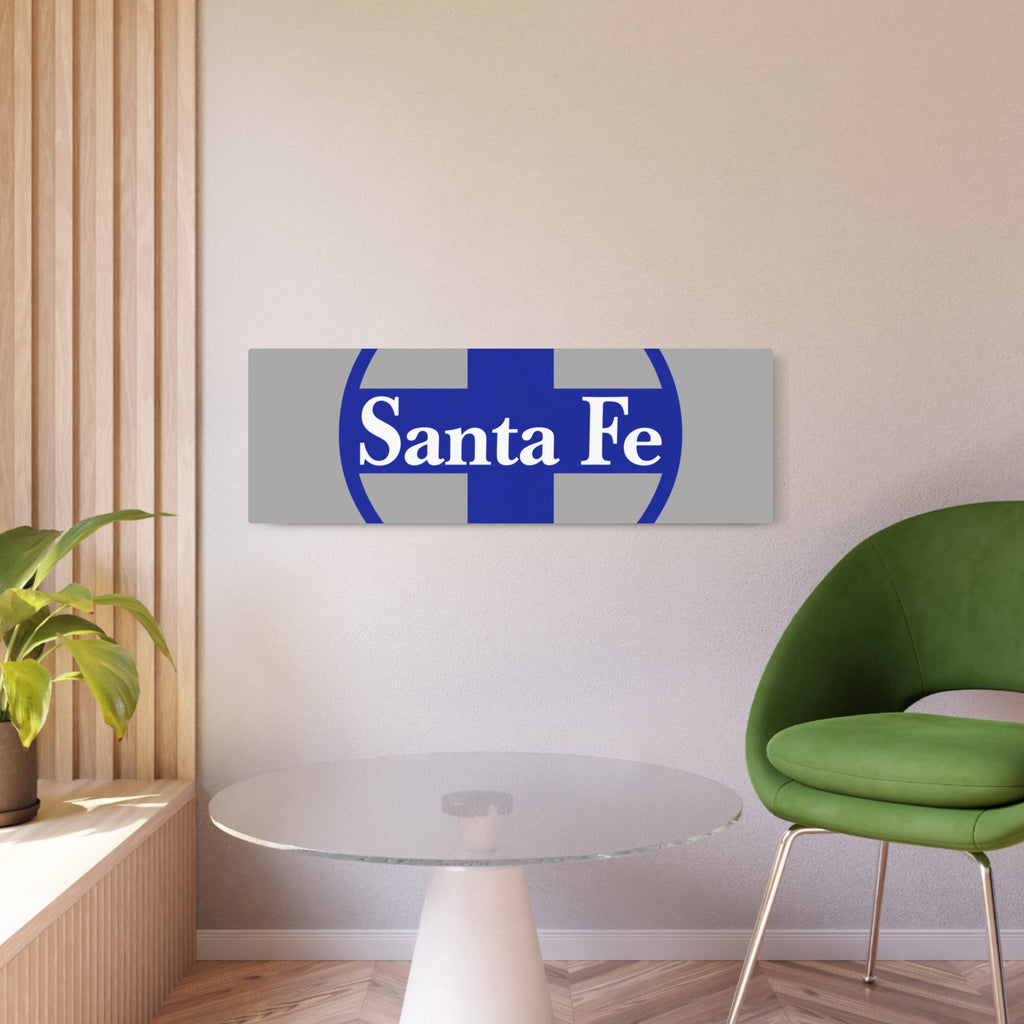 Atchison Topeka and Santa Fe Railway Metal Sign
