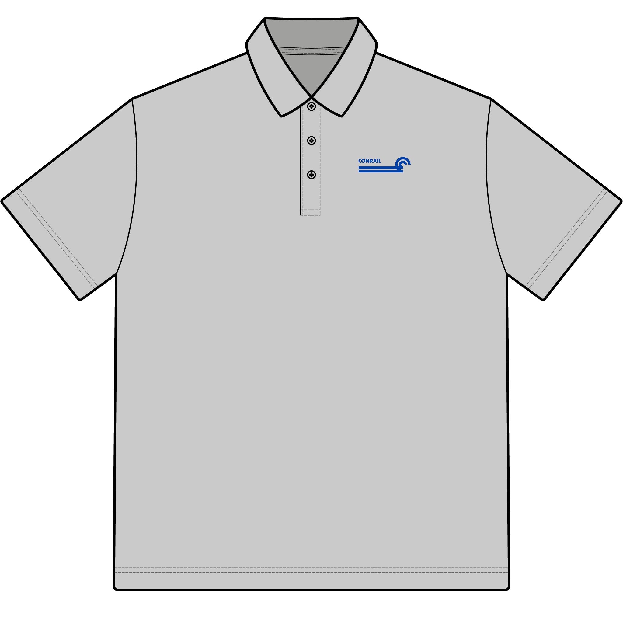 Conrail (Consolidated Rail Corporation) Cotton Polo Shirt
