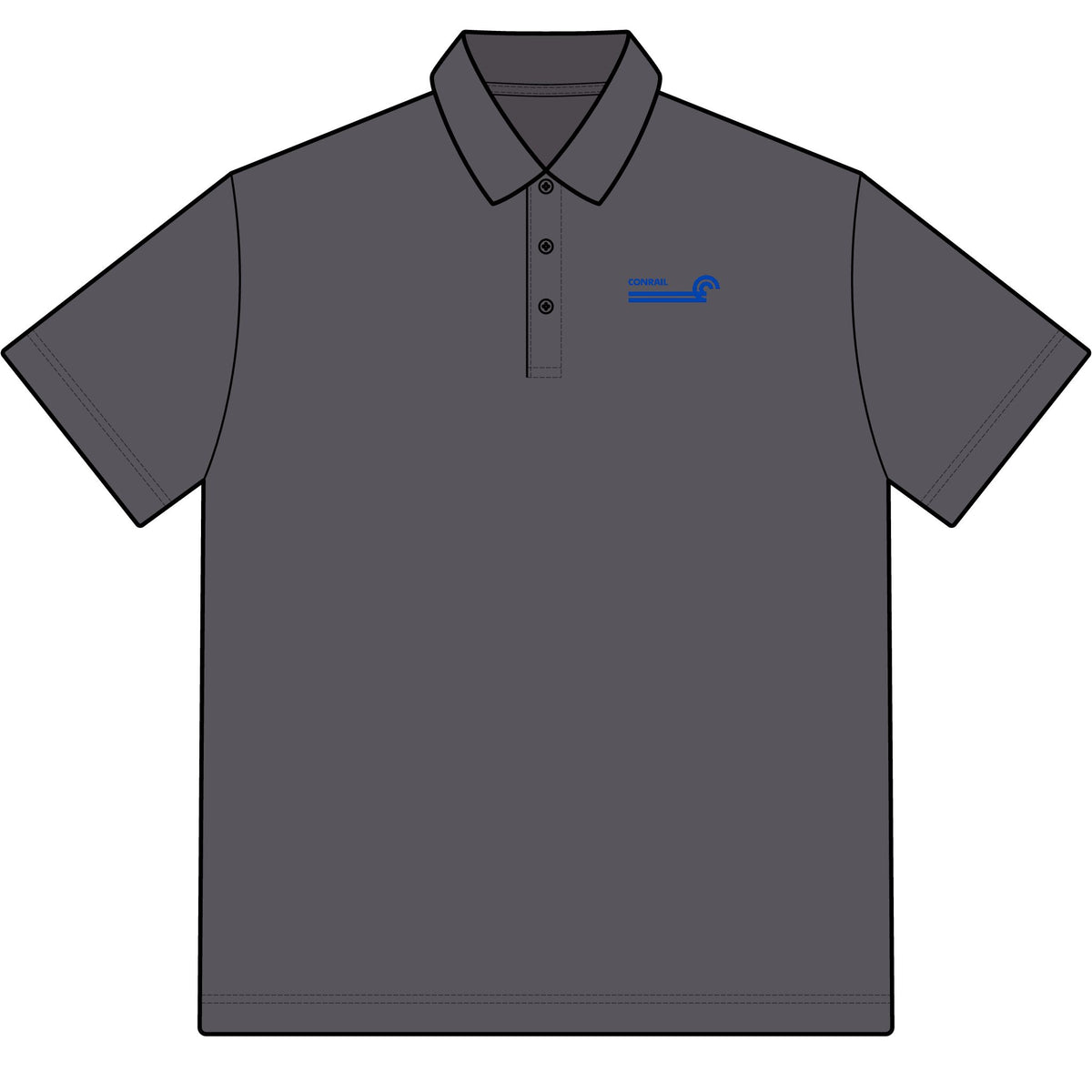 Conrail (Consolidated Rail Corporation) Cotton Polo Shirt