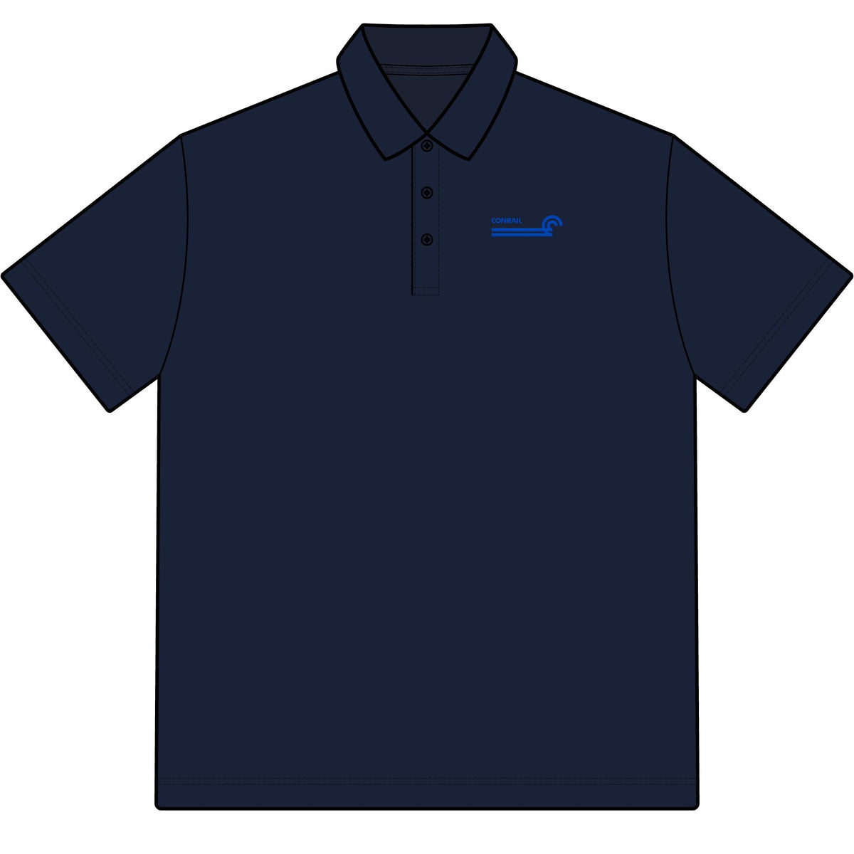 Conrail (Consolidated Rail Corporation) Cotton Polo Shirt