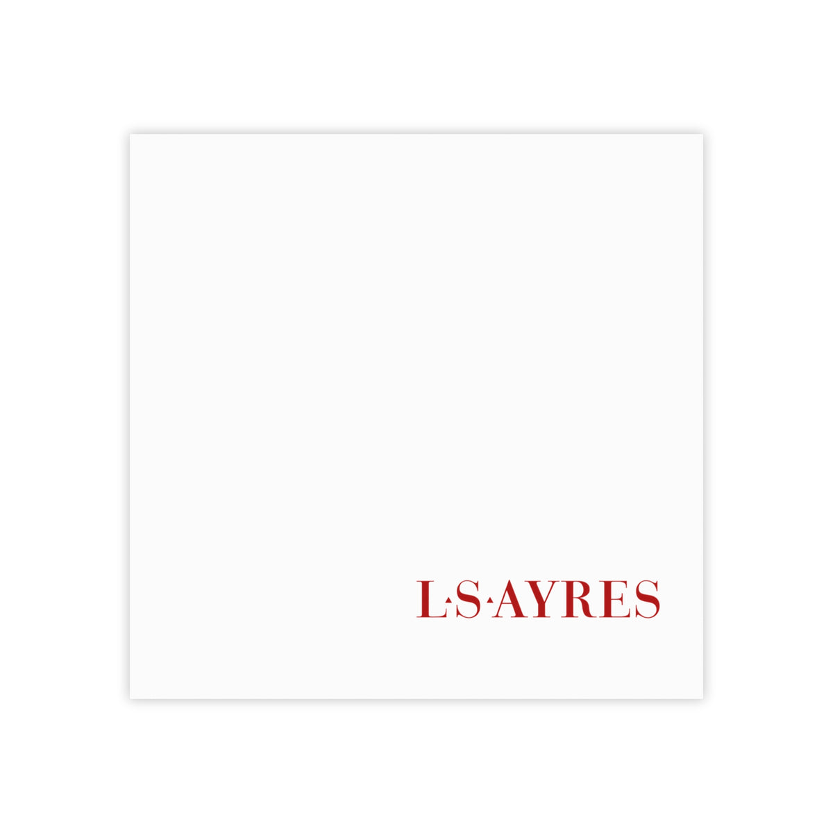 L. S. Ayres & Company Sticky Post-it Note Pad