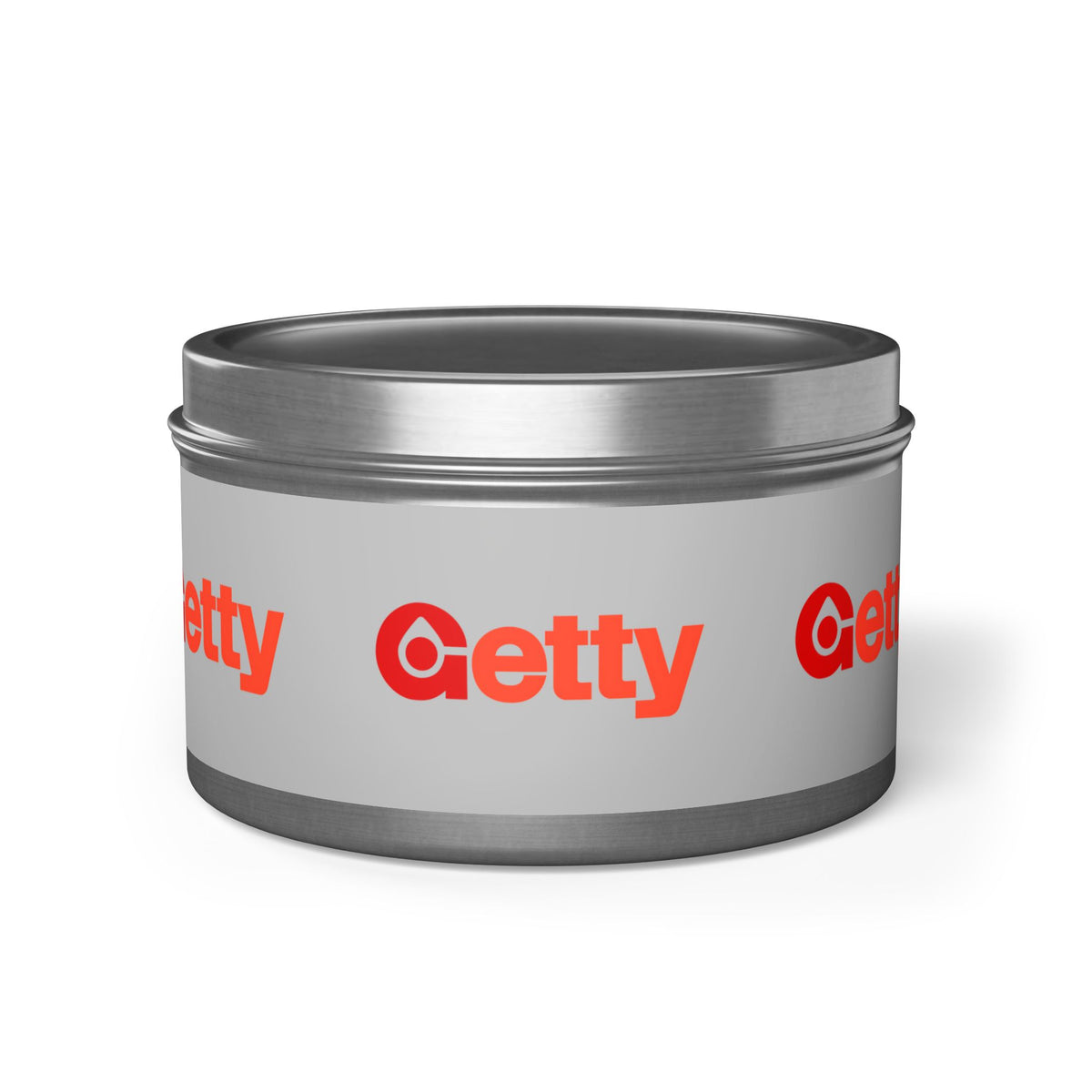 Getty Oil Tin Candle