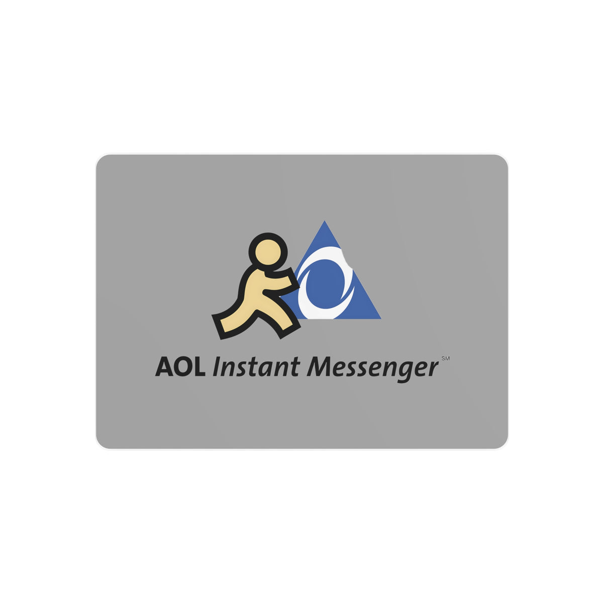 AOL Instant Messenger (AIM) Metal Sign