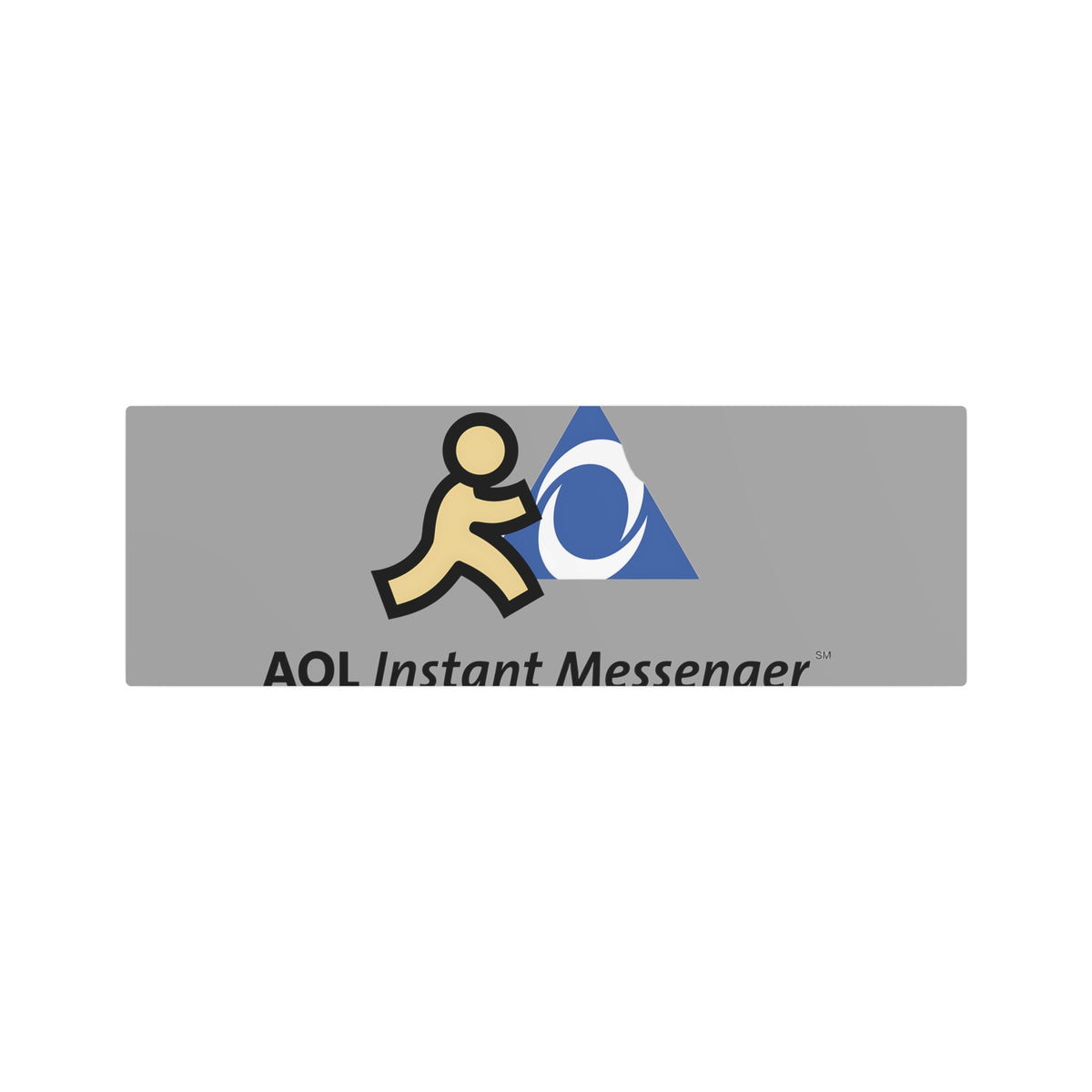 AOL Instant Messenger (AIM) Metal Sign