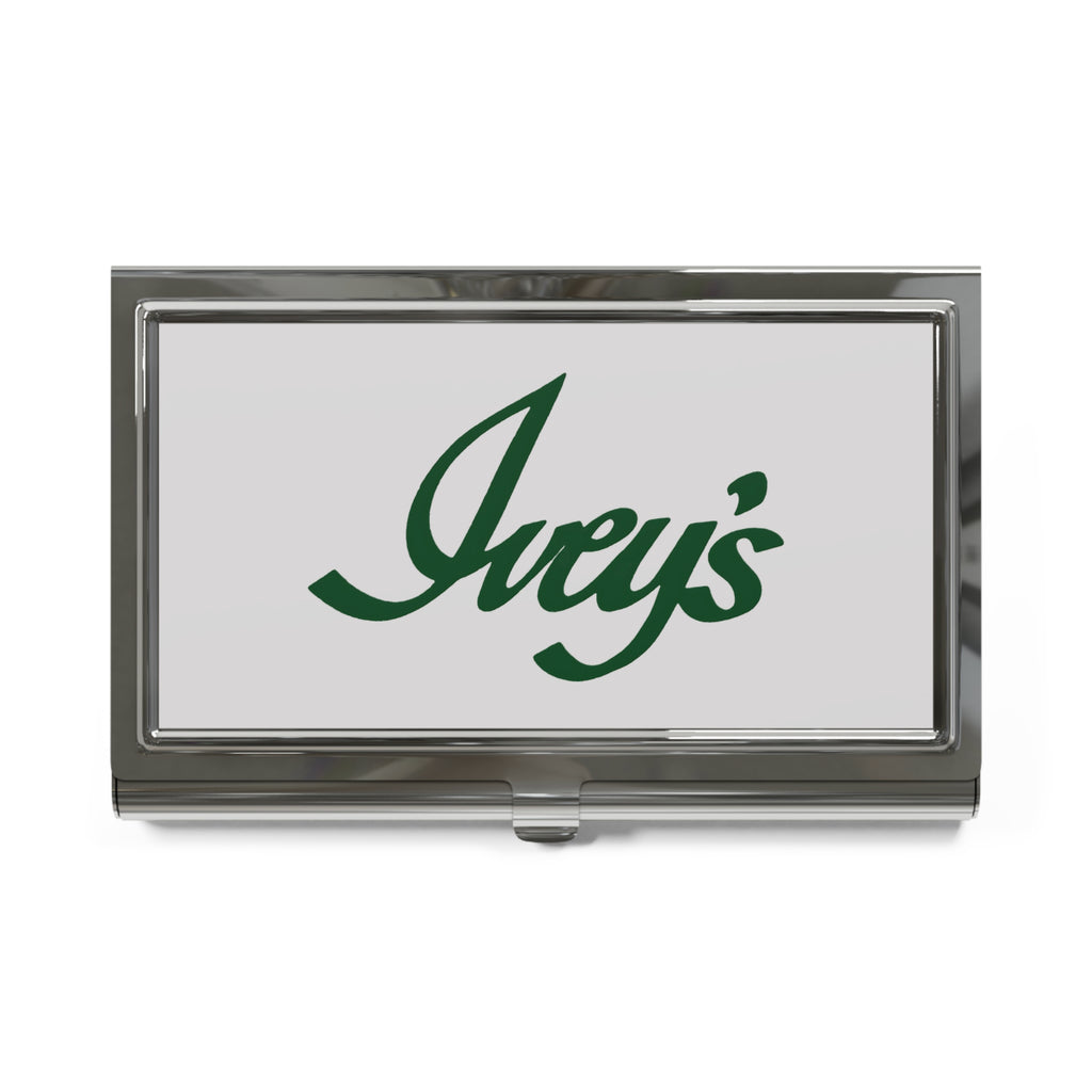 Ivey's Metal Business Card Holder