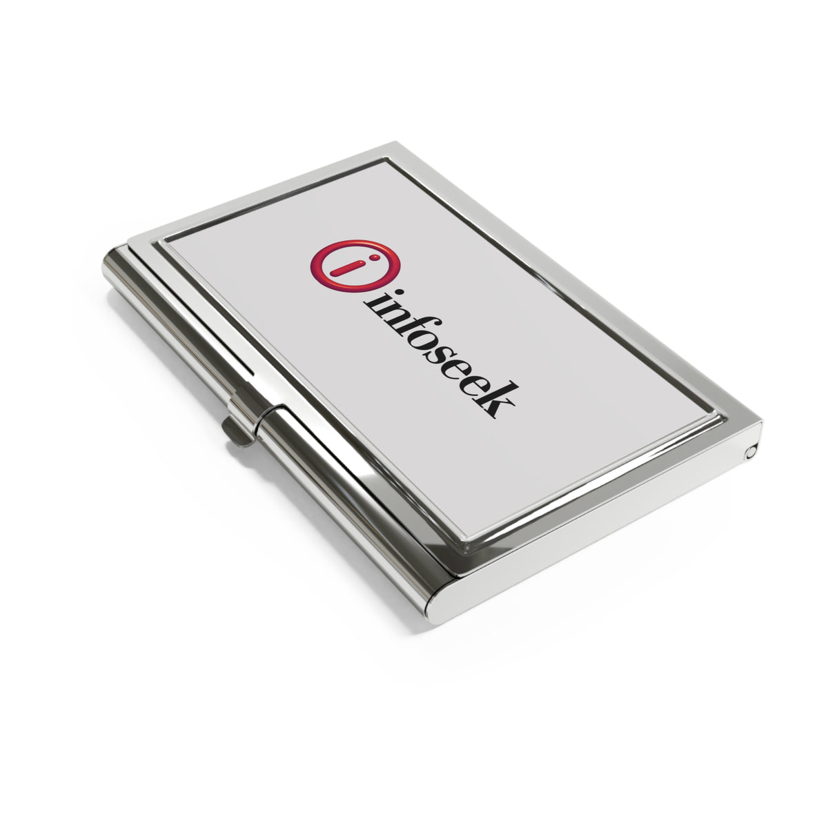 Infoseek Metal Business Card Holder