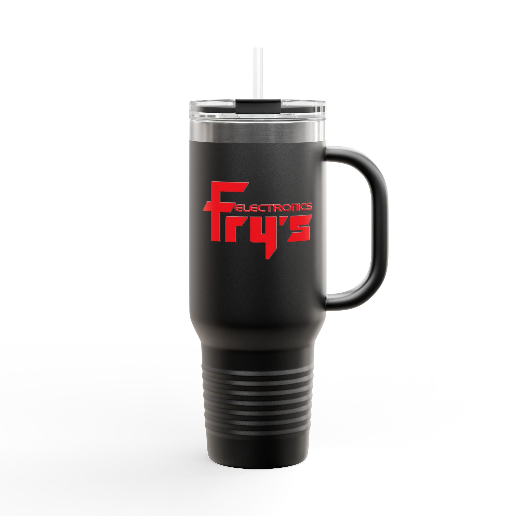 Fry's Electronics, Inc. 40oz Insulated Travel Mug Stainless Tumbler