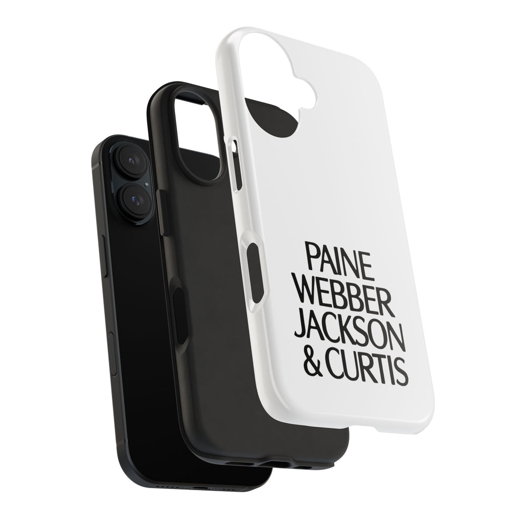 Paine Webber Jackson & Curtis Tough Phone Case