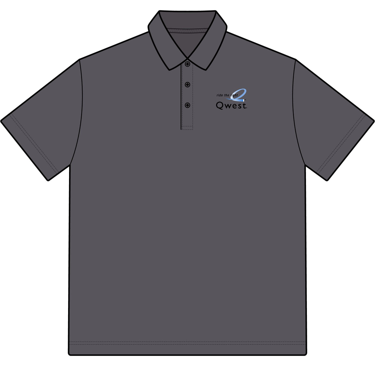 Qwest Communications Cotton Polo Shirt