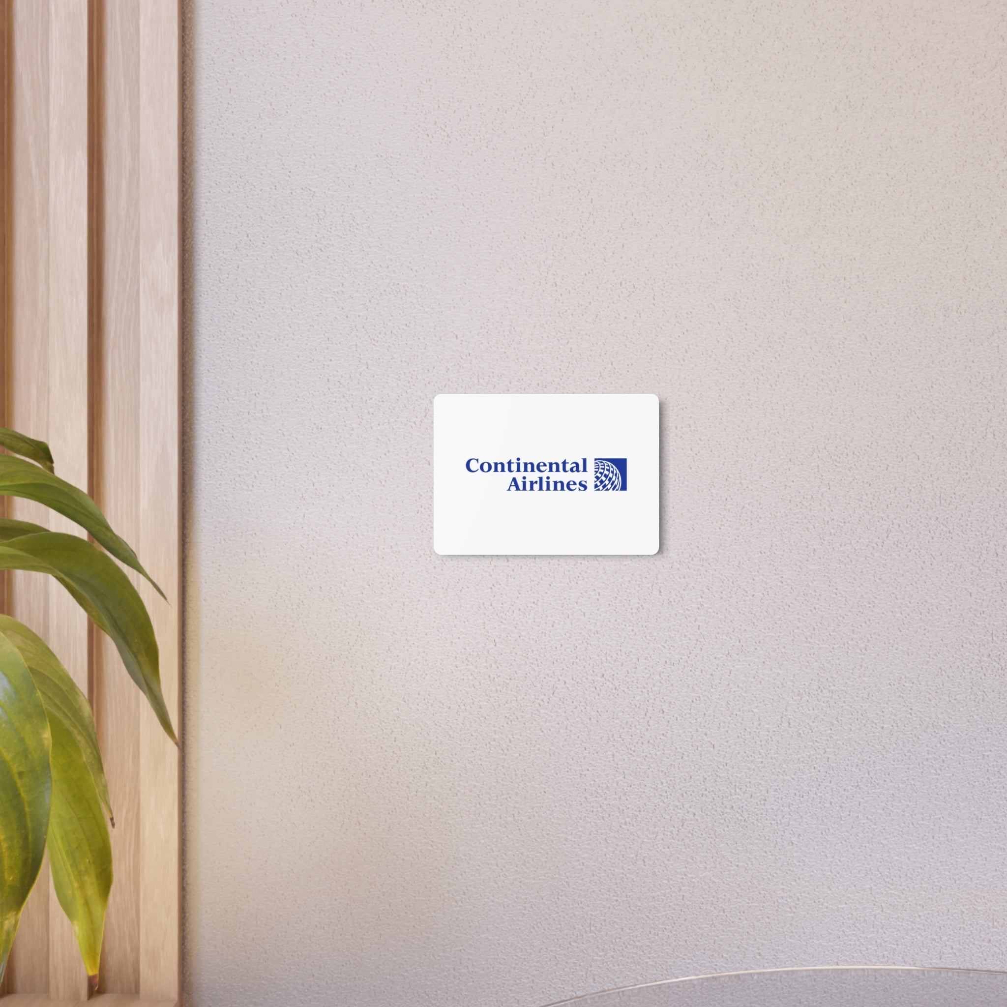 Continental Airlines Metal Sign