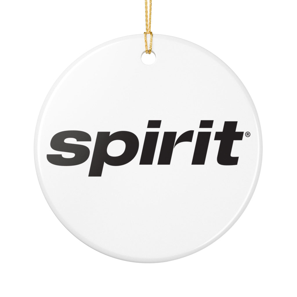 Spirit Airlines Ceramic Ornament