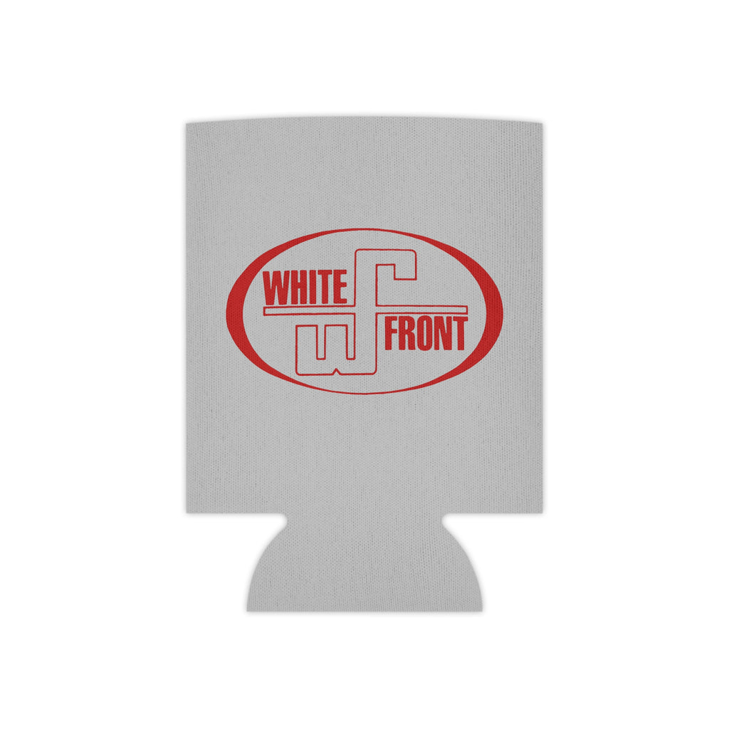 White Front Can Cooler