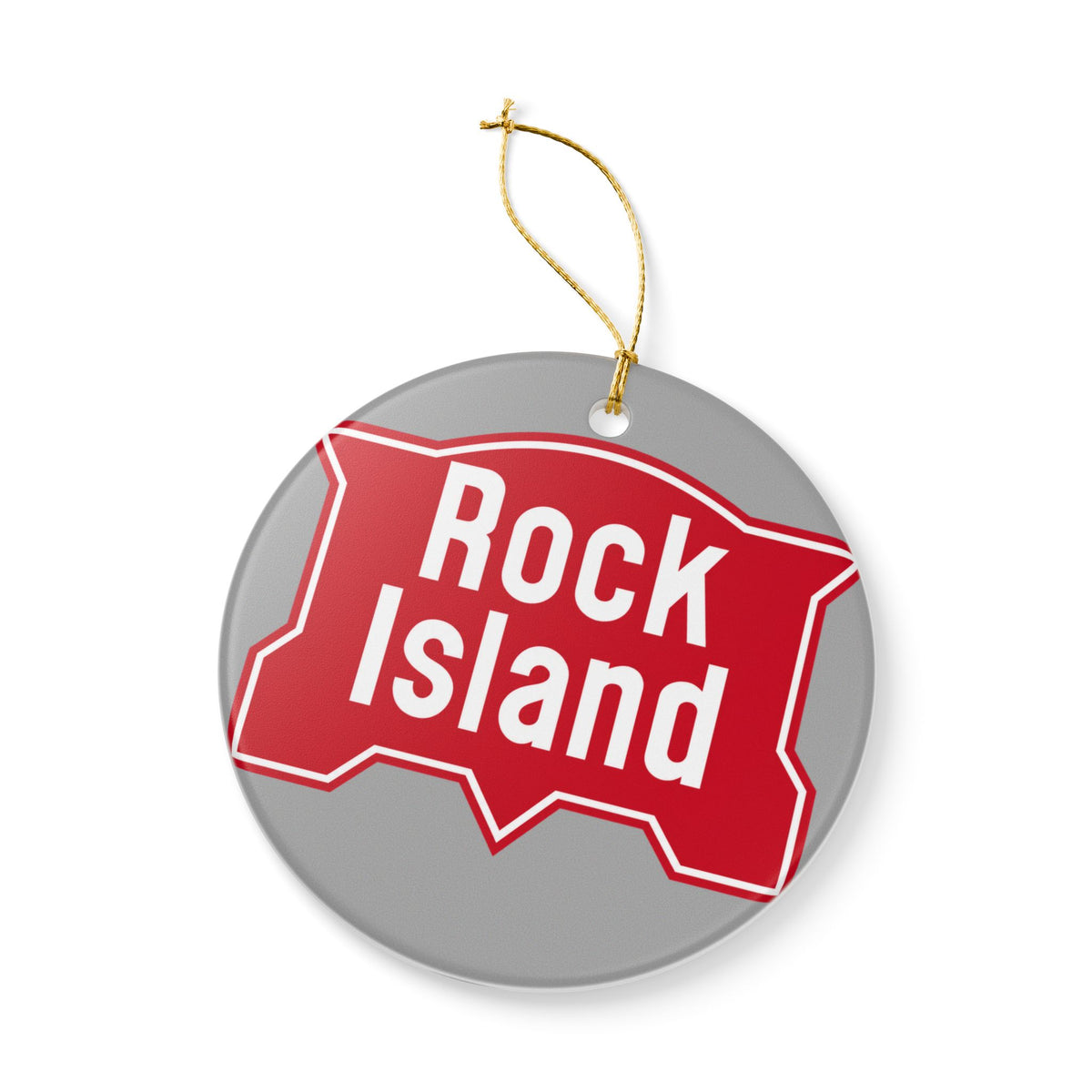 Chicago, Rock Island and Pacific Railroad Ceramic Ornament