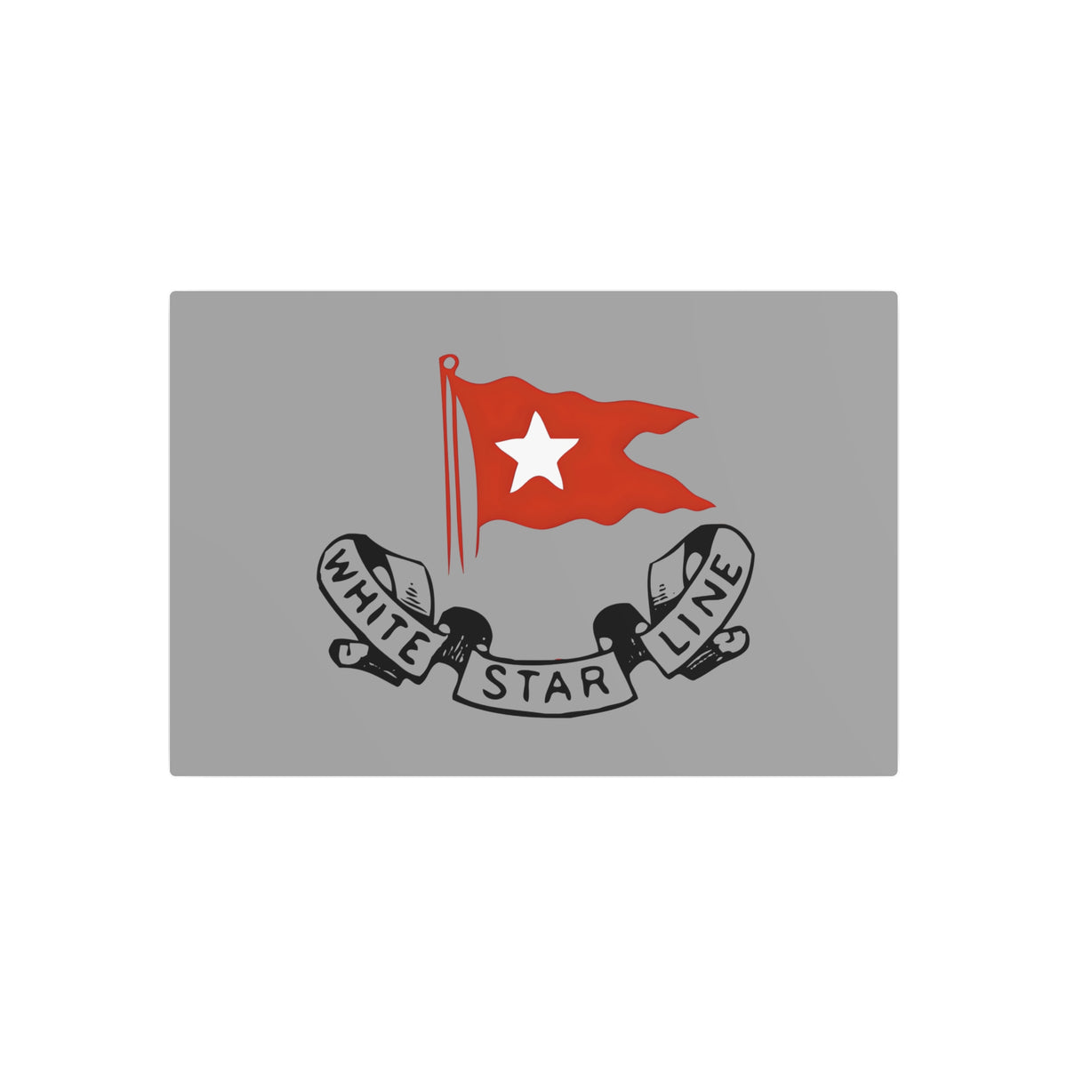 White Star Line Metal Sign