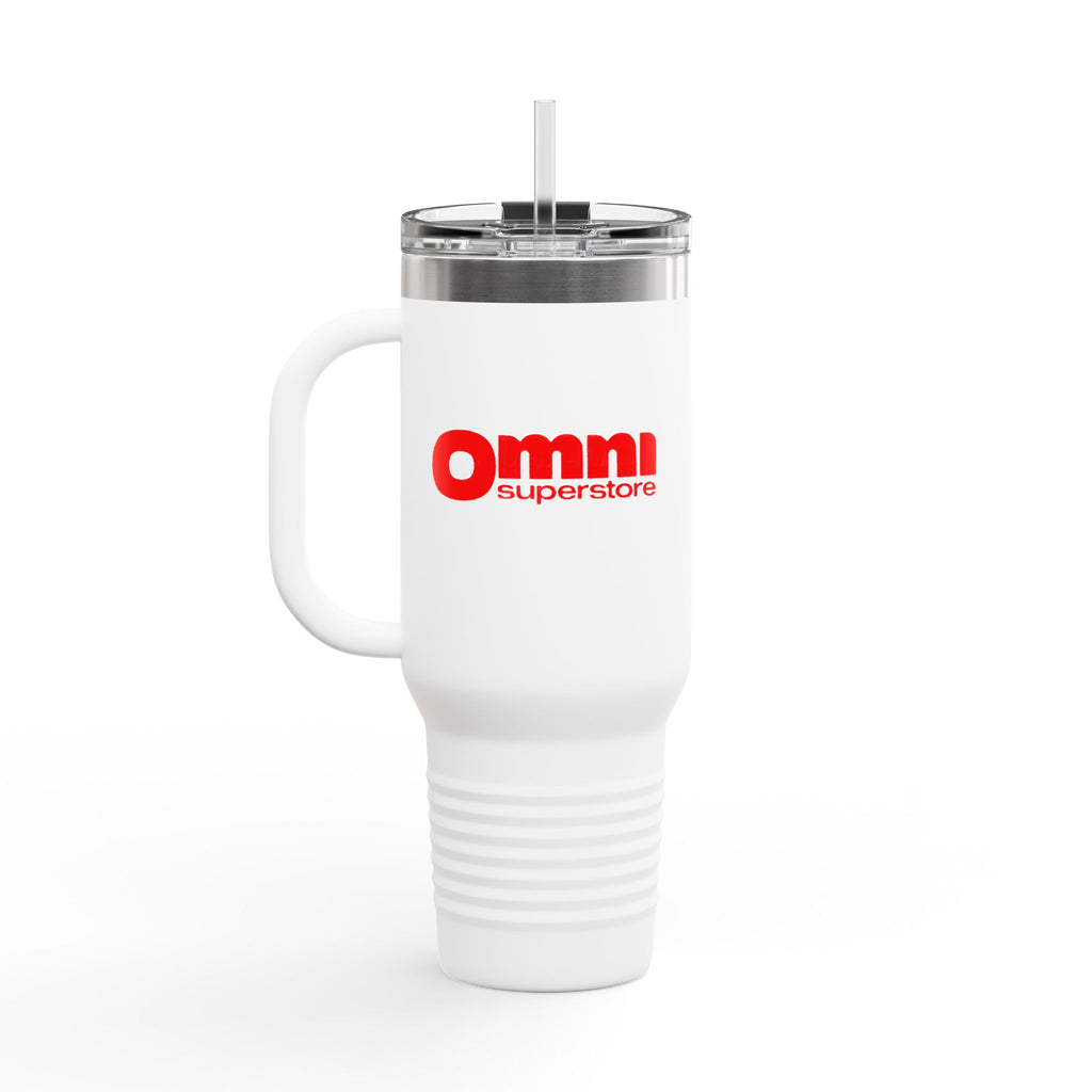 Omni Superstore 40oz Insulated Travel Mug Stainless Tumbler